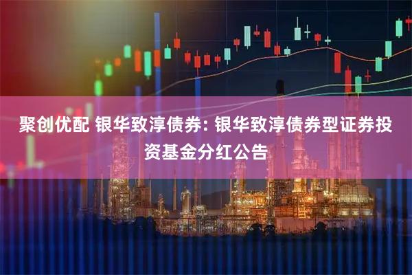 聚创优配 银华致淳债券: 银华致淳债券型证券投资基金分红公告